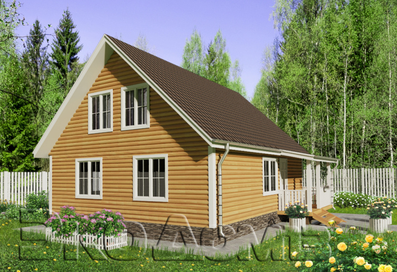 Дом № 15 (8х8,5 м) в Пензе
Дом № 15 (8х8,5 м)