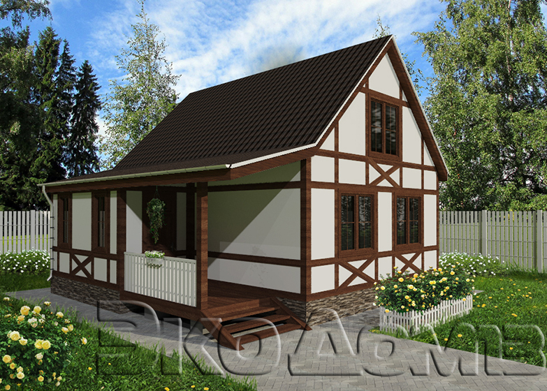Дом (каркас) 7 (8х8 м) в Пензе
Дом (каркас) 7 (8х8 м)