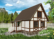 Дом (каркас) 6 (6х8 м)
