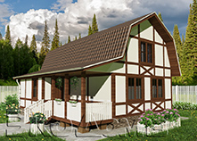 Дом (каркас) 14 (8х9 м)