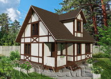 Дом (каркас) 11 (8х7 м)