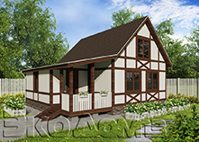 Дом (каркас) 10 (9х8 м)