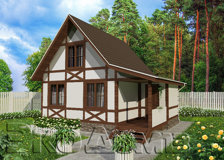 Дом (каркас) 3 (8х6 м) в Пензе
Дом (каркас) 3 (8х6 м)