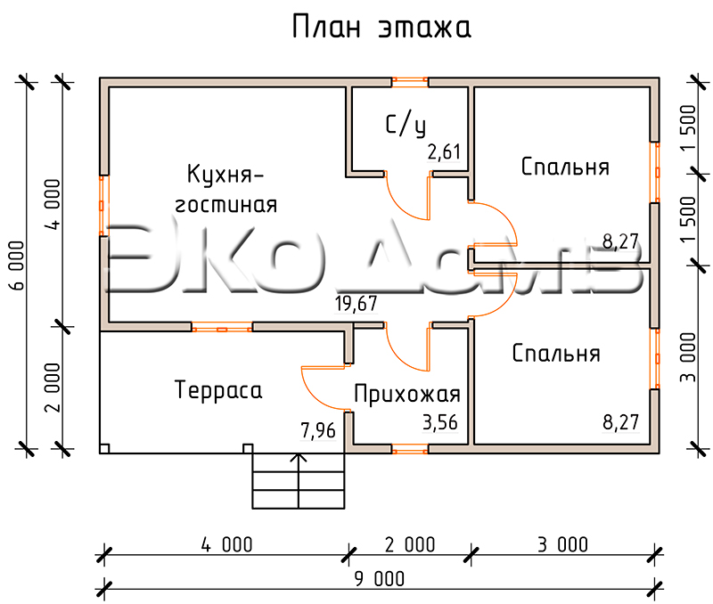 ДОМ 1 (6x9) в Пензе
ДОМ 1 (6x9)