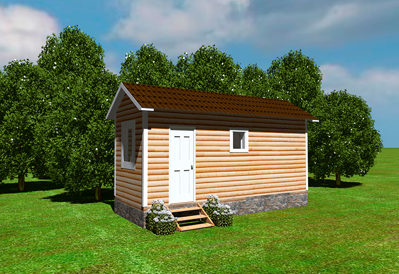 Баня из бруса 2,3x6